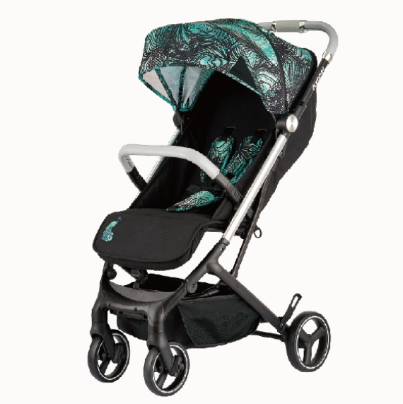Green & Black Dreamer HC819 Baby Stroller/Pram for Baby Under 36 Months, Great Break System, One-hand Fold