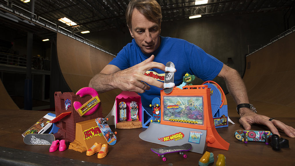 HOT WHEELS SKATE SPONSORS TONY HAWK’S VERT ALERT AND X GAMES
