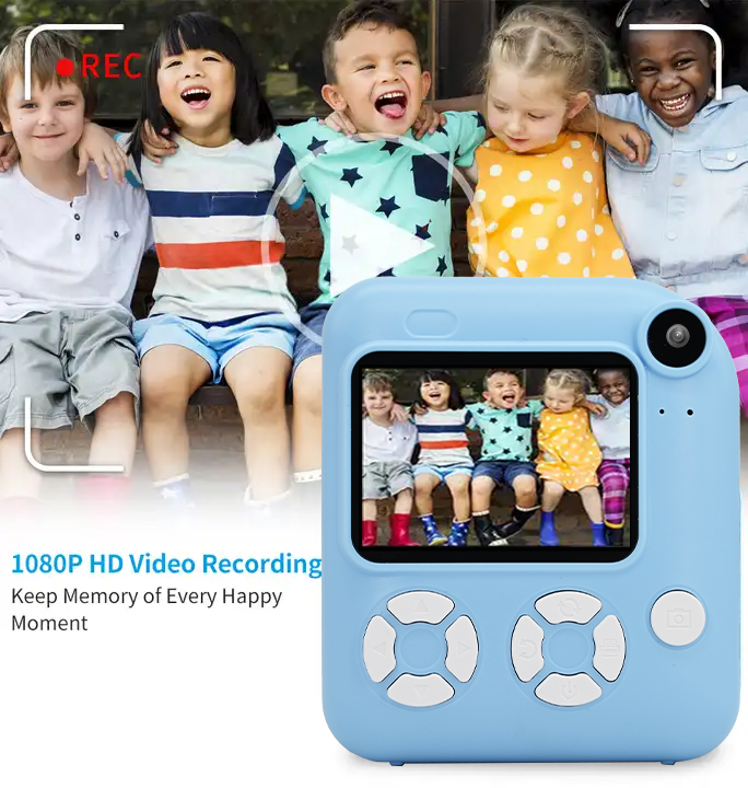 Kids Instant Print Camera, Electronic Plastic Toy