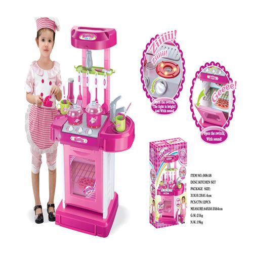Kitchen Set with Simulate Light & Sound