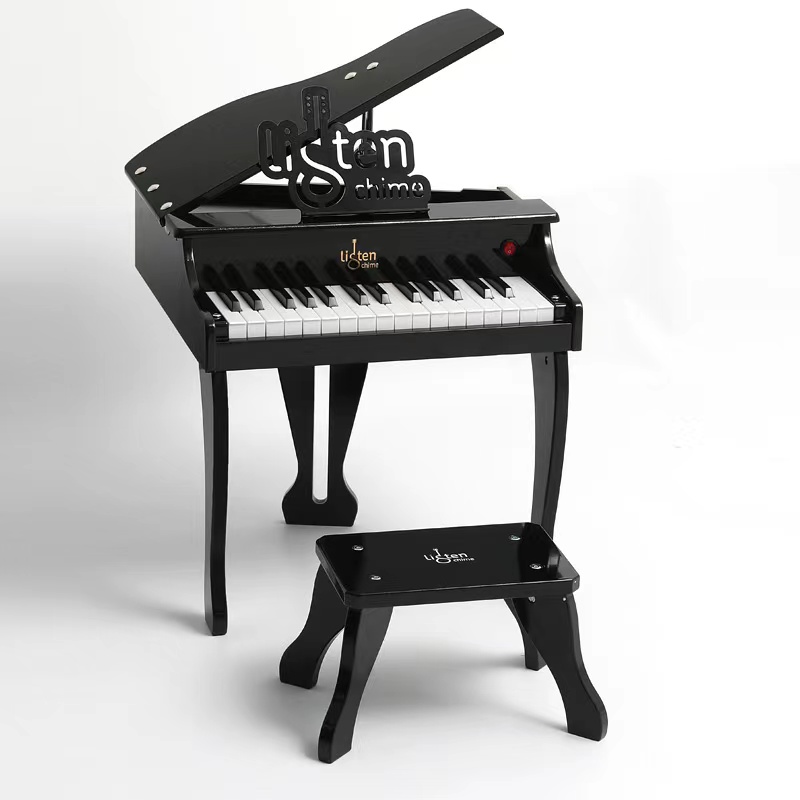 Black Wooden Piano Toys Cognitive Training, Classic and Hot-selling Toys for kids