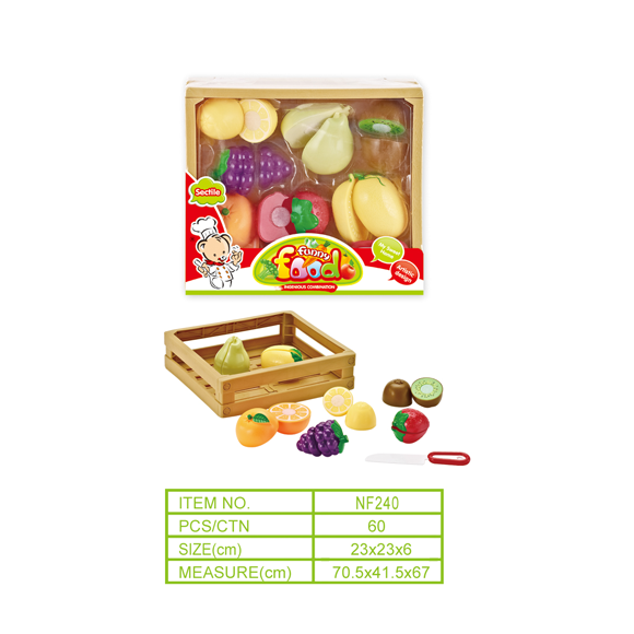 CUTTING FOOD PLAY SET