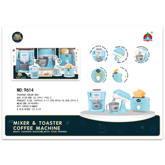MIXER & TOASTER COFFEE MACHINE