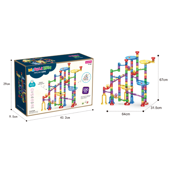 Marble run play set