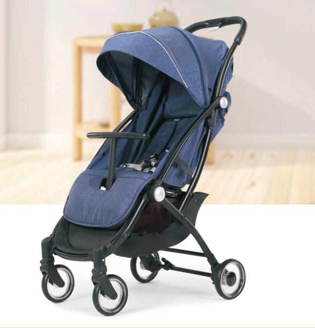 Aluminum Frame,Baby Stroller/Pram,one hand folding,5-point harness