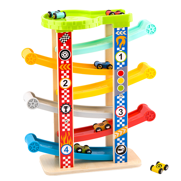 Colorful TY841 Sliding Tower - Big  Baby training Intellectual Development Non-toxic Wooden Toys for kids
