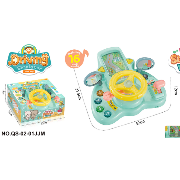 JOLLE JELLY  BABY STEERING WHEEL MINT