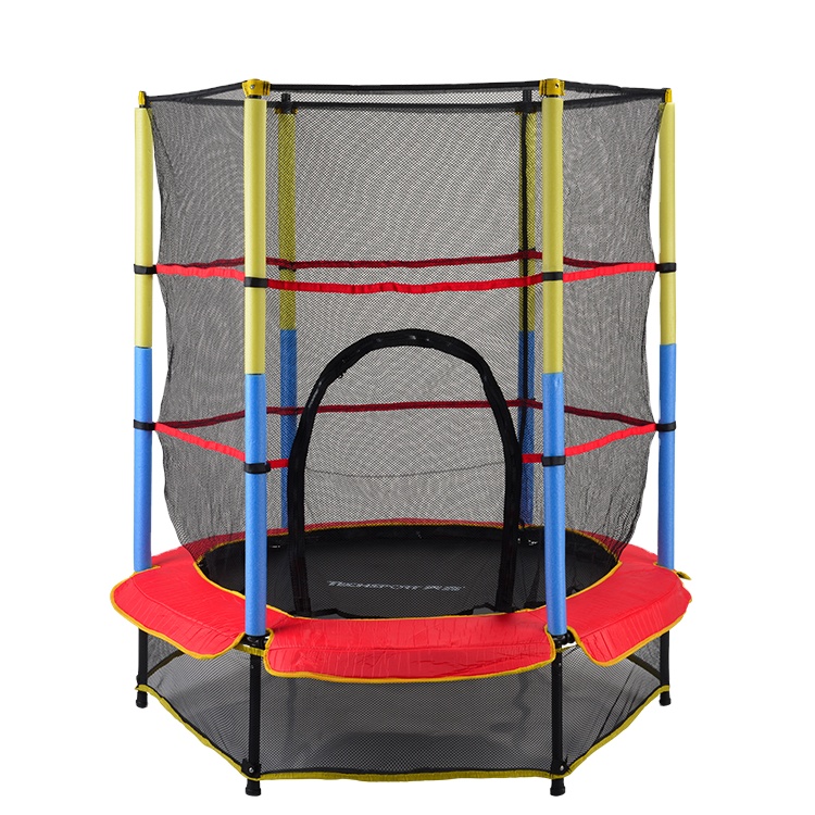 popular indoor outdoor 4.5FT trampoline with safety net for wholesale from certified Chinese manufacturer& supplier
