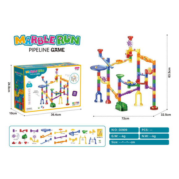 Marble run play set