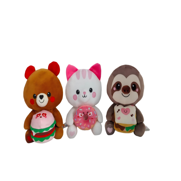 Burger Donut Toast Plush Animal Series