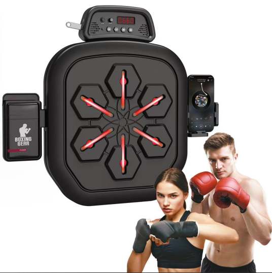 Boxing training target With glove light music