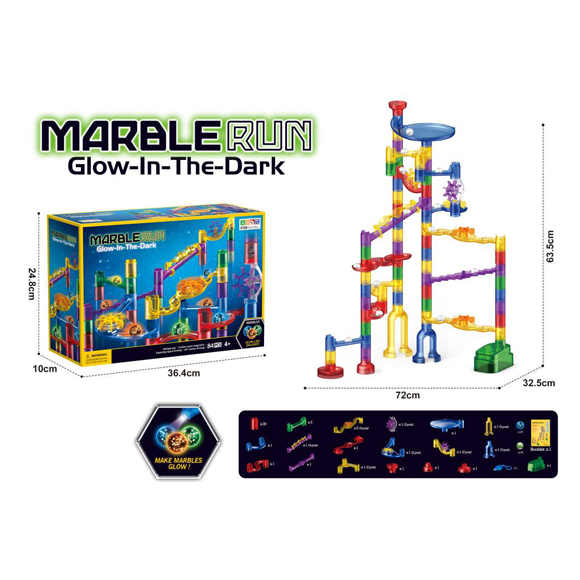 Marble run play set