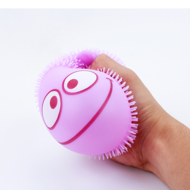 PUFFER BALL Stress Relief Cuddly Toy with Creative Patterns and Emotions