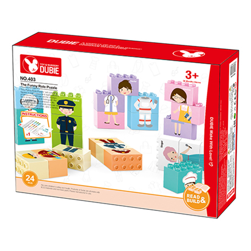 Building Block Toy The Funny Role Puzzle