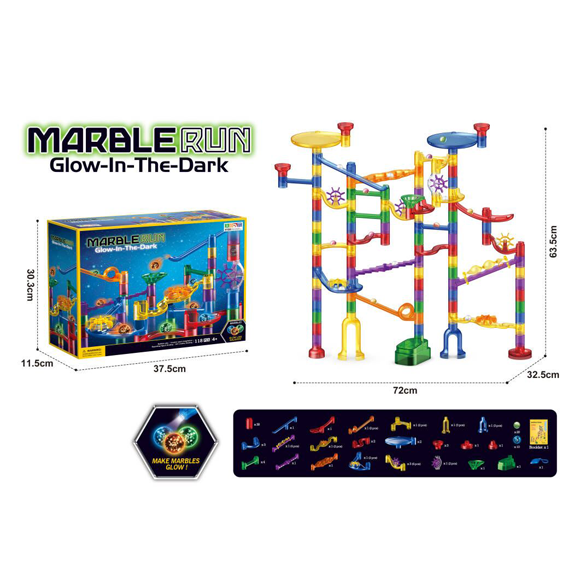 Marble run play set
