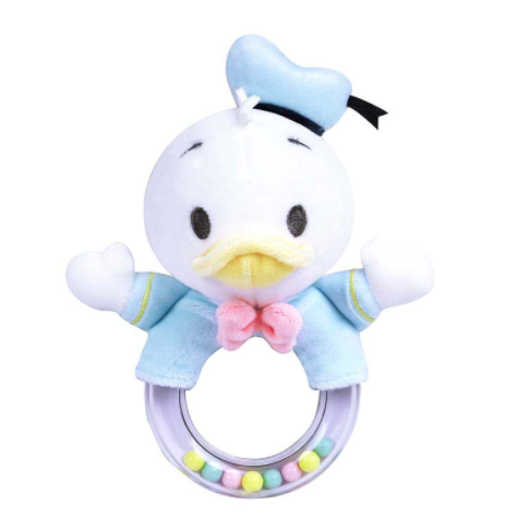 Donald Duck Disney Licensed Plush Toy Baby Rattle Infant Toy Soothing Toy