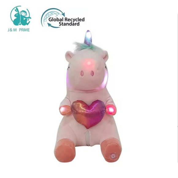 Plush Toy Unicorn With LED Light
