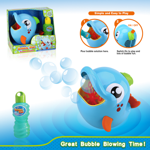 Blue DHOBB10227 B/O Bubble Dolphine simple and easy to play 53.5*27.5*48 for kids above 3