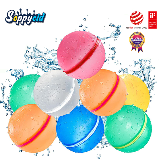2023 Newly Released Magnetic Reusable Water Balloons
