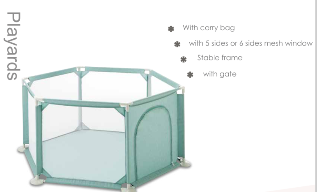 Baby playyard,with carry bag,stable frame